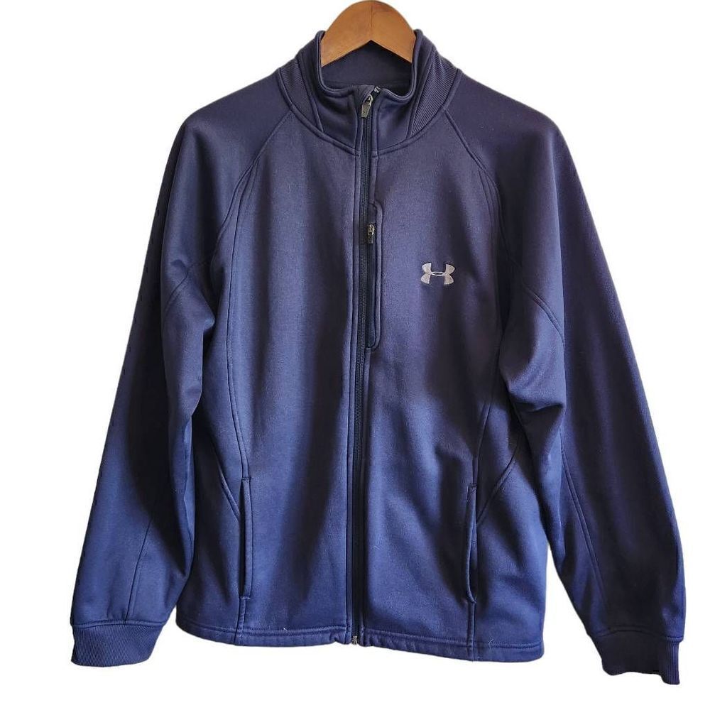 Under Armour Men's Full Zip Loose Fit Fleece Jacket Size Medium